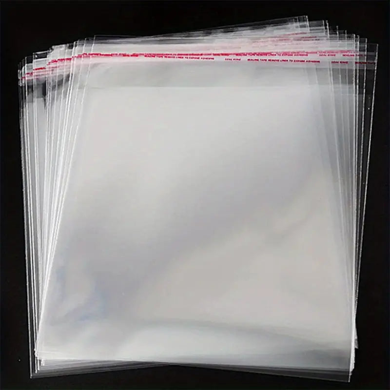 Bolsas transparentes reutilizables de polietileno para galletas y dulces de panadería