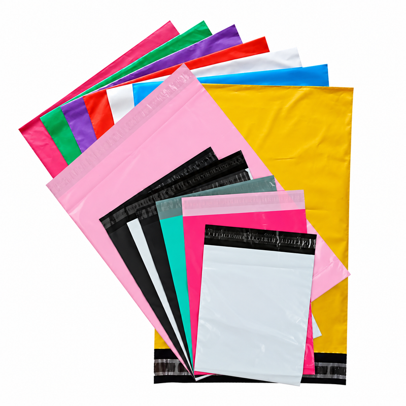 All Coloured mailing bags