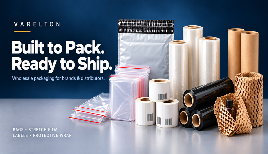 VARELTON Built to Pack. Ready to Ship. — wholesale packaging